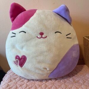 Plush Cat Toy - Pink and Purple